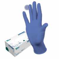 Мед. смотровые перчатки нитриловые, нестерильные, н/о, Dermagrip Comfort (L) 100 пар