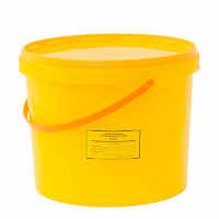 Ёмкость-контейнер для сбора органических отходов 6 литра (желтый)
