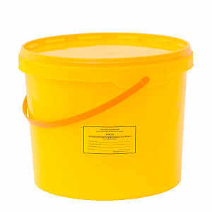 Ёмкость-контейнер для сбора органических отходов 6 литра (желтый)