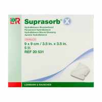 Супрасорб Х / Suprasorb X - гидросбалансированная повязка для инфицированных и гнойных ран, 9x9 см
