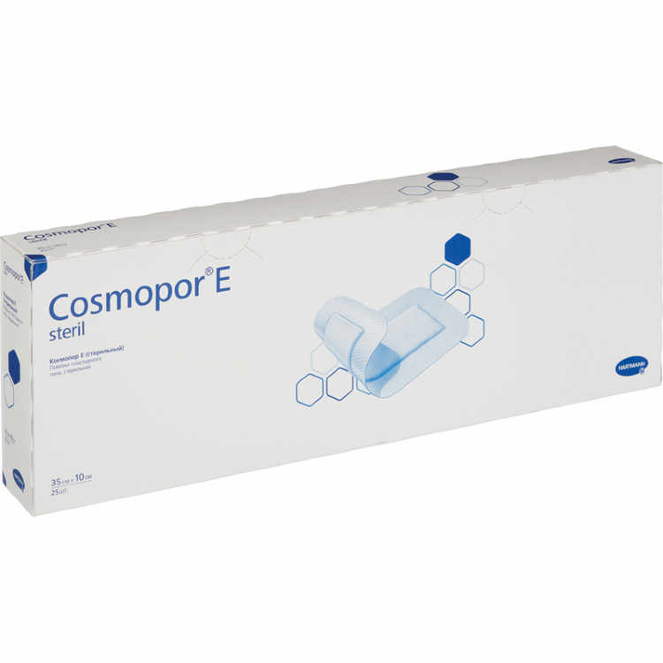 Космопор Е Стерил / Cosmopor E Steril - самоклеящаяся стерильная повязка, 35х10 см