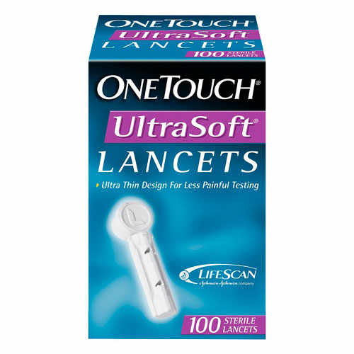 Ланцеты OneTouch UltraSoft® - 100 шт