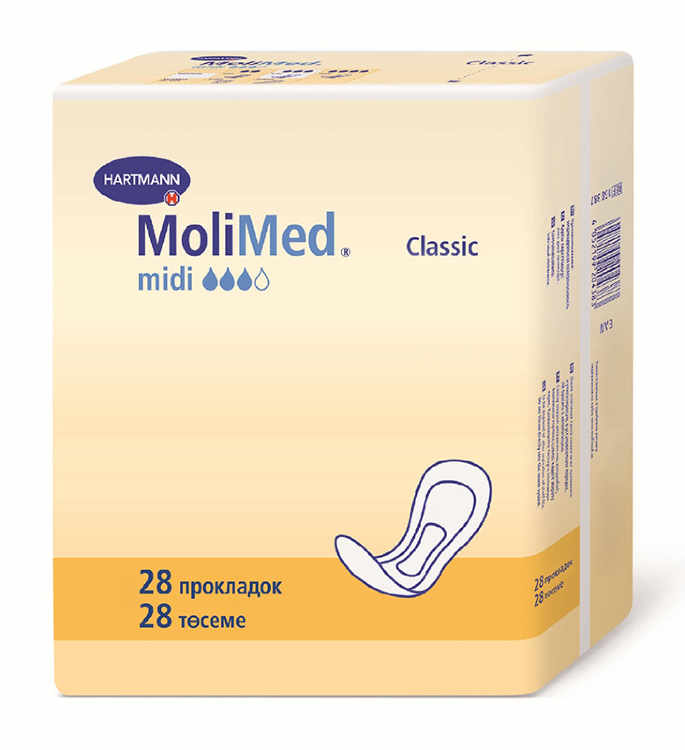 Урологические прокладки для женщин molimed classic midi 28 шт.
