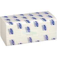 Бумажные полотенца листовые V-сложения 2-слойные 20 пачек по 200 листов Luscan Professional