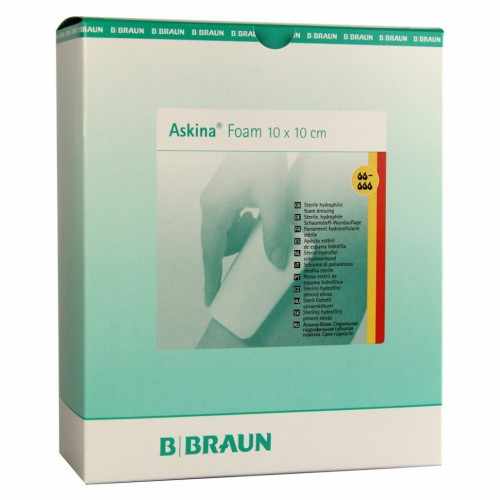 Askina Foam / Аскина Фоам - губчатачая полиуретановая повязка, 10 х 10 см