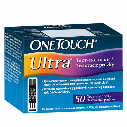 Тест полоски OneTouch Ultra® (ВанТач Ультра) №50 шт