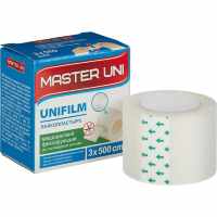 Лейкопластырь Master Uni 3x500 см на полимерной основе