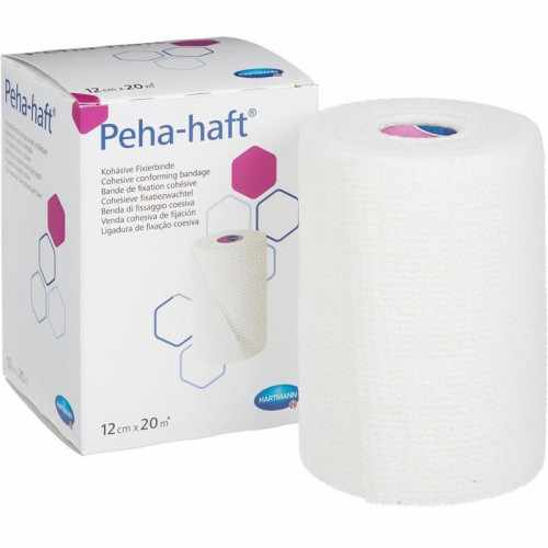 Пеха-Хафт / Peha-Haft - самофиксирующийся бинт, 12 см x 20 м, белый