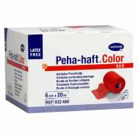 Peha-Haft / Пеха-Хафт - самофиксирующийся бинт, 6 см x 20 м, красный