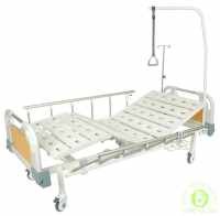 Кровать медицинская для лежачих больных с электроприводом дельта-7 в комплекте с матрасом