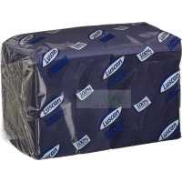 Салфетки бумажные синие 1-слойные Luscan Profi Pack 24х24 см, 400 штук в упаковке