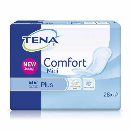 Тена Комфорт Мини Плюс / Tena Comfort Mini Plus - урологические прокладки для женщин, 28 шт.