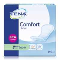 Тена Комфорт Мини Супер / Tena Comfort Mini Super - урологические прокладки для женщин, 28 шт.