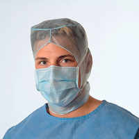 Foliodress mask Protect special для лиц, носящих очки и бороду /голубые/; 50 шт.