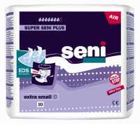Подгузники для взрослых "SUPER SENI PLUS" Extra Small по 10 шт.