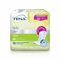 Тена Леди Слим Мини / Tena Lady Slim Mini - урологические прокладки для женщин, 10 шт.