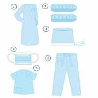 Комплект одежды хирурга КОХ-3 (стерильный)