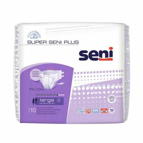 Super Seni Plus / Супер Сени Плюс - подгузники для взрослых, размер L, 10 шт.
