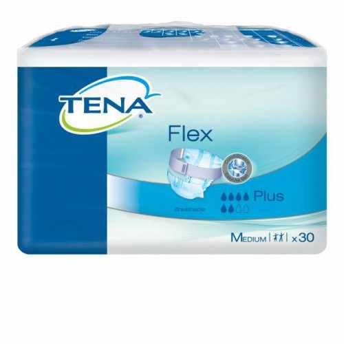 Тена Флекс Плюс / Tena Flex Plus - подгузники для взрослых с поясом, размер M, 30 шт.