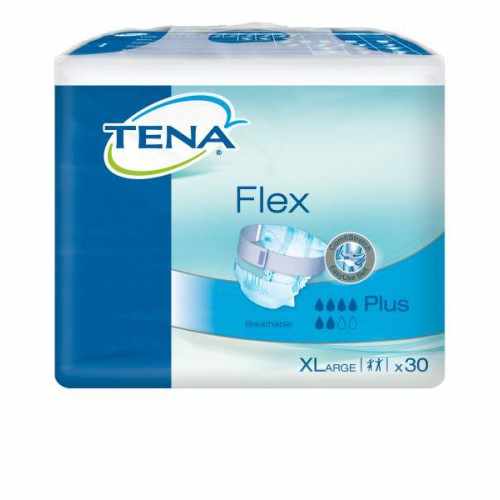 Тена Флекс Плюс / Tena Flex Plus - подгузники для взрослых с поясом, размер XL, 30 шт.