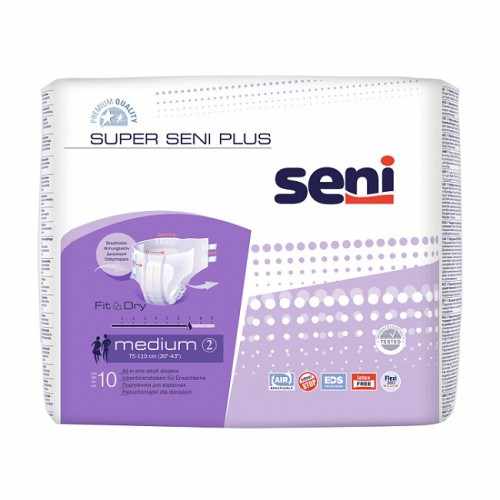 Super Seni Plus / Супер Сени Плюс - подгузники для взрослых, размер M, 10 шт.