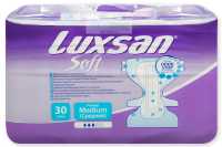 Подгузники для взрослых Luxsan размер М, 30 штук в упаковке