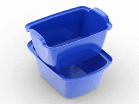 Емкость-контейнер КДС 10 литров, цвет голубой