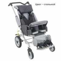 Детская инвалидная коляска ДЦП Рейсер Rc размер 3 , Steel