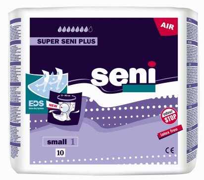 Подгузники для взрослых "SUPER SENI PLUS" Small по 10 шт.