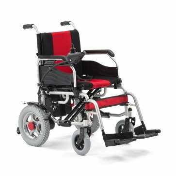 Кресло-коляска FS101A-46 черно-красный