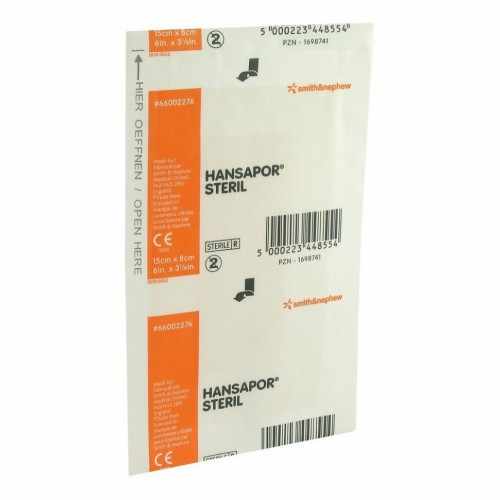 Хансапор стерильный / Hansapor sterile - самоклеящаяся абсорбирующая повязка, 15 см x 8 см