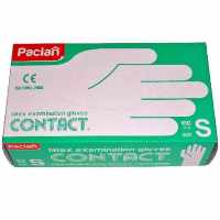 Paclan Contact / Паклан Контакт – латексные перчатки, 100 шт, S
