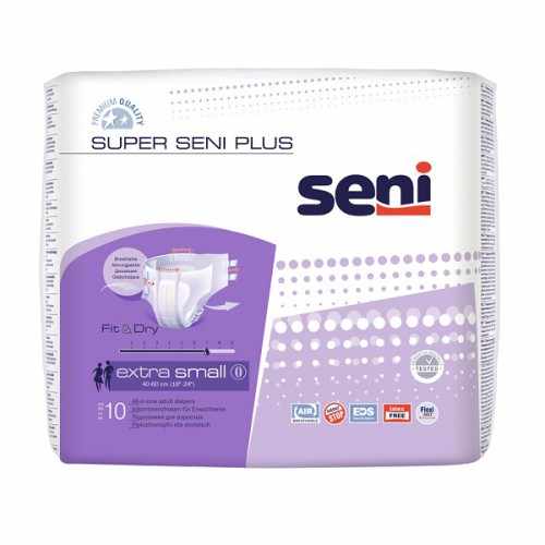 Super Seni Plus / Супер Сени Плюс - подгузники для взрослых, размер XS, 10 шт.