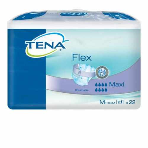 Тена Флекс Макси / Tena Flex Maxi - подгузники для взрослых с поясом, размер M, 22 шт.