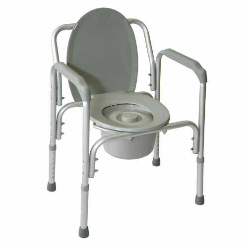 Кресло-туалет облегченное со спинкой AMCB6804