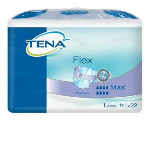 Тена Флекс Макси / Tena Flex Maxi - подгузники для взрослых с поясом, размер L, 22 шт.