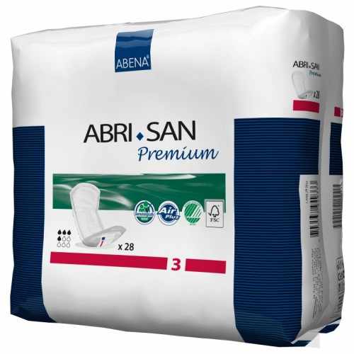 Abena Abri-San Premium 3 / Абена Абри-Сан Премиум 3 - урологические анатомические прокладки, 28 шт.