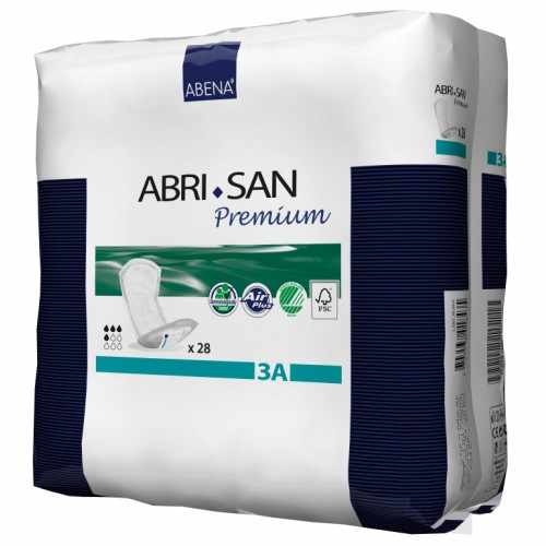 Abena Abri-San Premium 3A / Абена Абри-Сан Премиум 3А - урологические анатомические прокладки, 28 шт.
