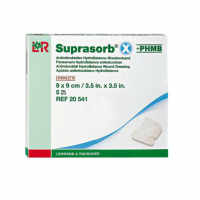 Супрасорб Х с ПГМБ / Suprasorb X PHMB - гидросбалансированная повязка для гнойных ран, 9x9 см