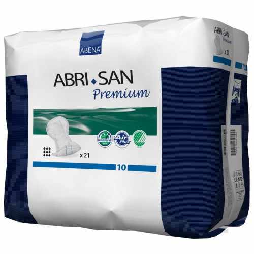 Abena Abri-San Premium 10 / Абена Абри-Сан Премиум 10 - урологические анатомические прокладки, 21 шт.