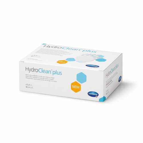 Гидроклин Плюс / HydroClean Plus - повязки с раствором Рингера и ПГМБ, круглые, 5,5 см