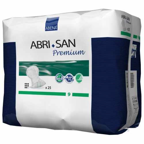 Abena Abri-San Premium 9 / Абена Абри-Сан Премиум 9 - урологические анатомические прокладки, 25 шт.