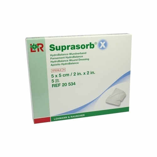 Супрасорб Х / Suprasorb X - гидросбалансированная повязка для инфицированных и гнойных ран, 5x5 см