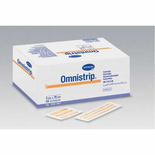 Омнистрип / Omnistrip - стерильные полоски на операционные швы, 3x76 мм, 5 шт.