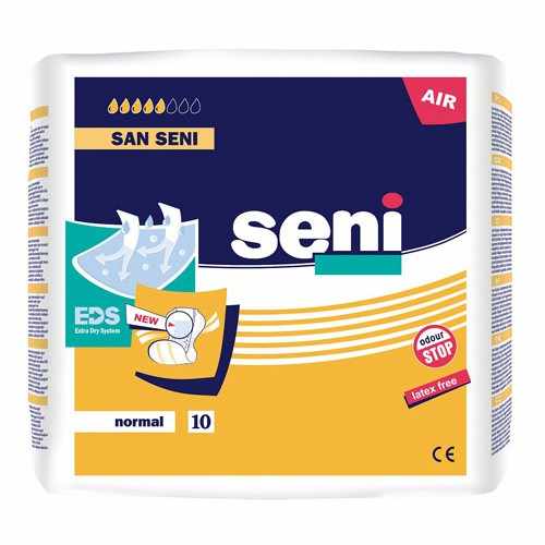 San Seni Normal / Сан Сени Нормал - анатомические подгузники для взрослых, 10 шт.