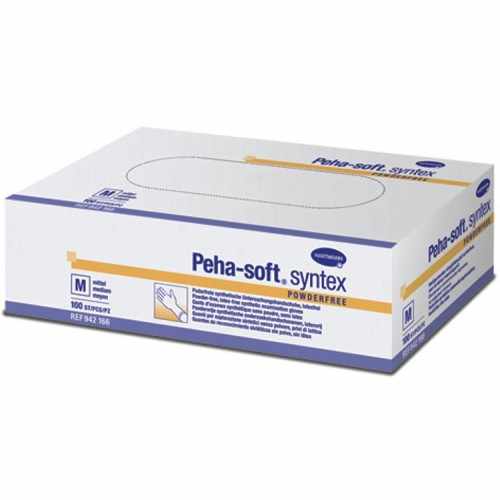 Peha-Soft Syntex / Пеха-Софт Синтекс - виниловые перчатки без пудры, 100 шт, M