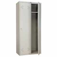 Шкаф для одежды медицинский Практик МД LS (LE)-21-80 (2 отделения, 813 x 500 x 1830 мм)