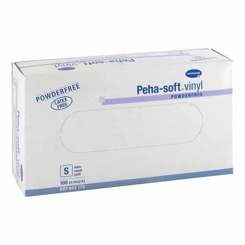 Peha-Soft Syntex / Пеха-Софт Синтекс - виниловые перчатки без пудры, 100 шт, S