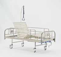 Кровать медицинская функциональная c механическим приводом легкосъемными боковыми