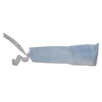 Чехол для шнура одноразовый на завязках 250x13 см, цвет голубой